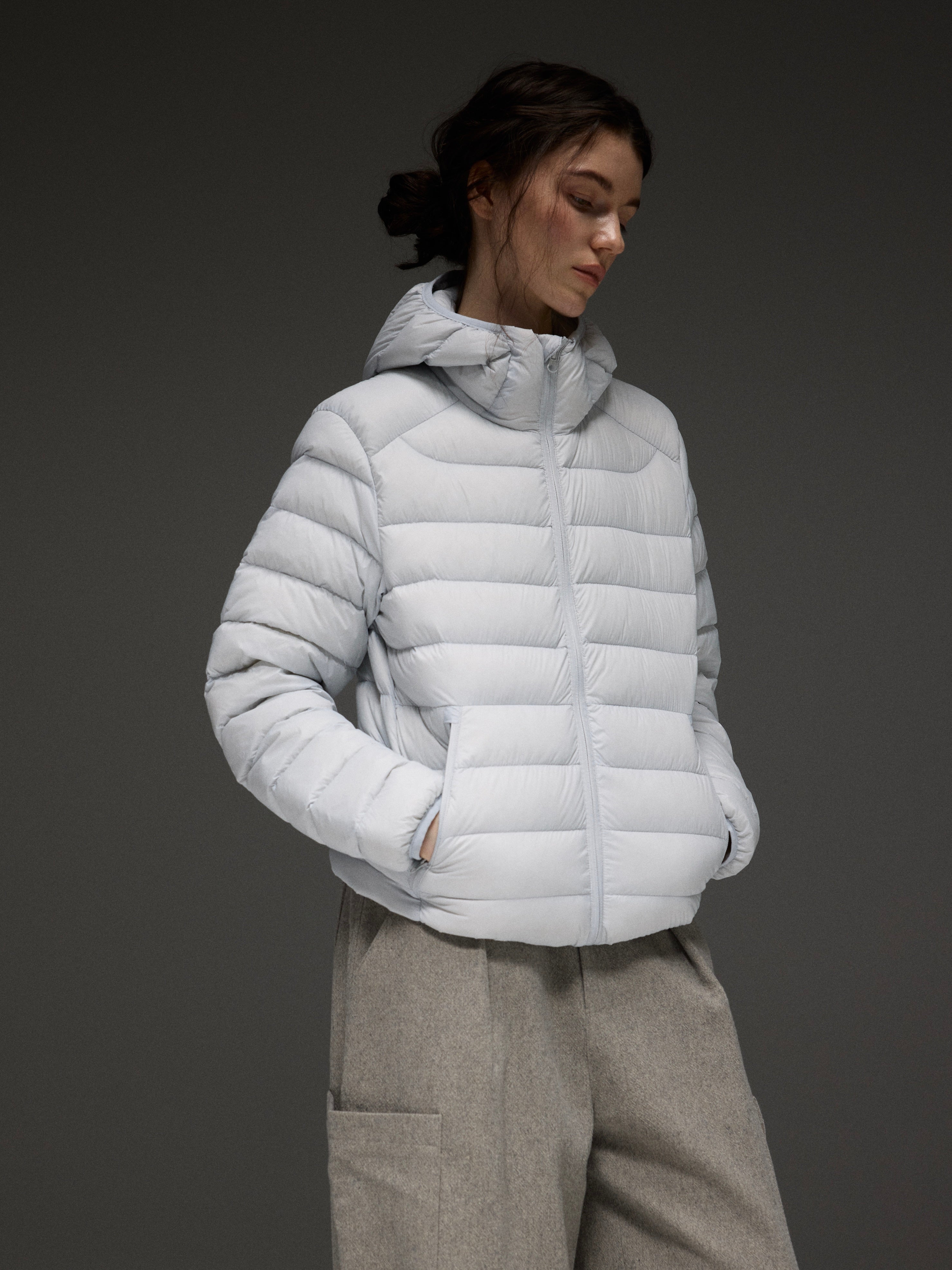 doudoune matelassée à capuche