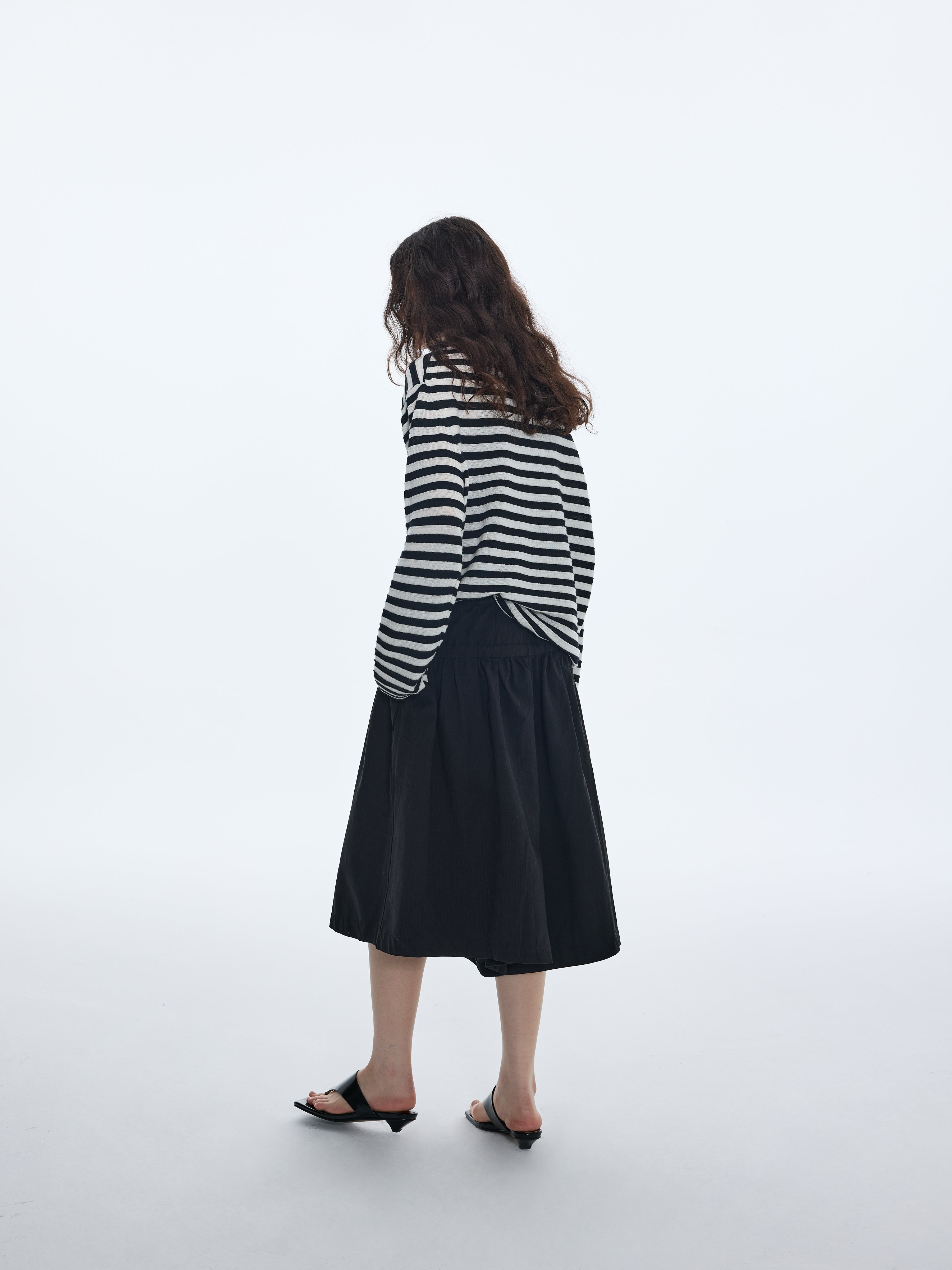 Culotte cargo en mélange de coton