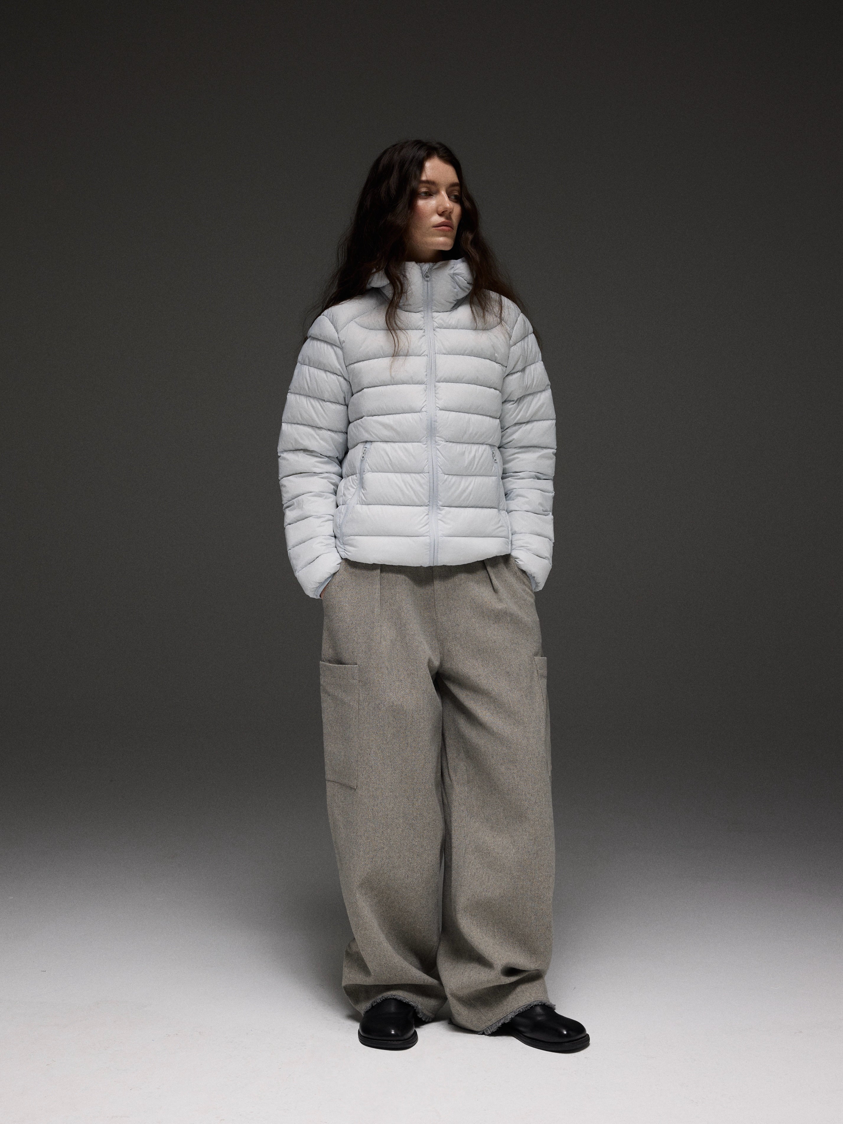 doudoune matelassée à capuche