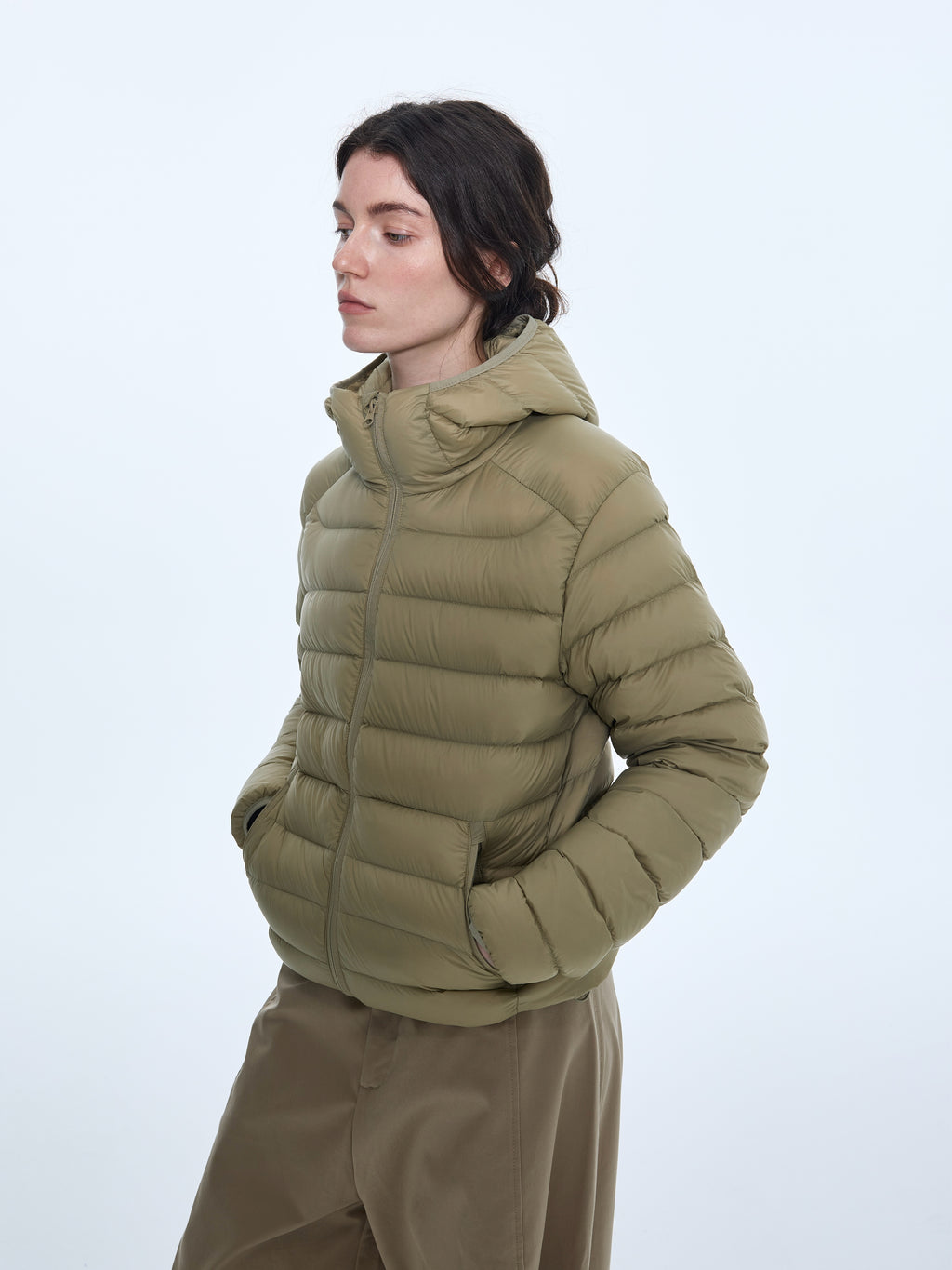 doudoune matelassée à capuche