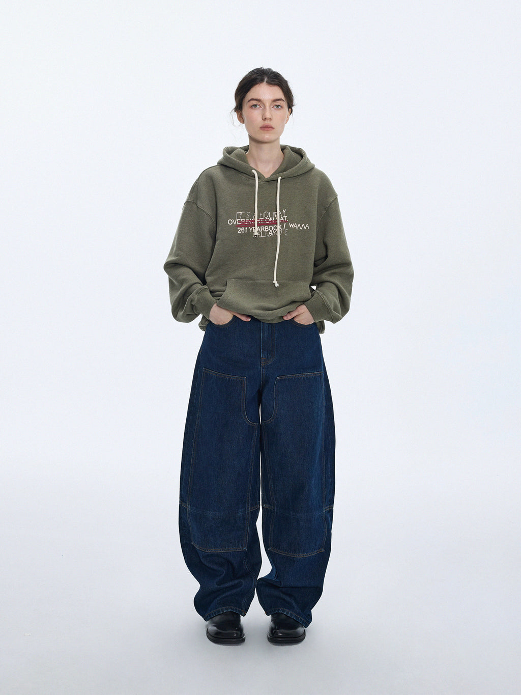 Heavyweight Pigment‑Dyed Hoodie