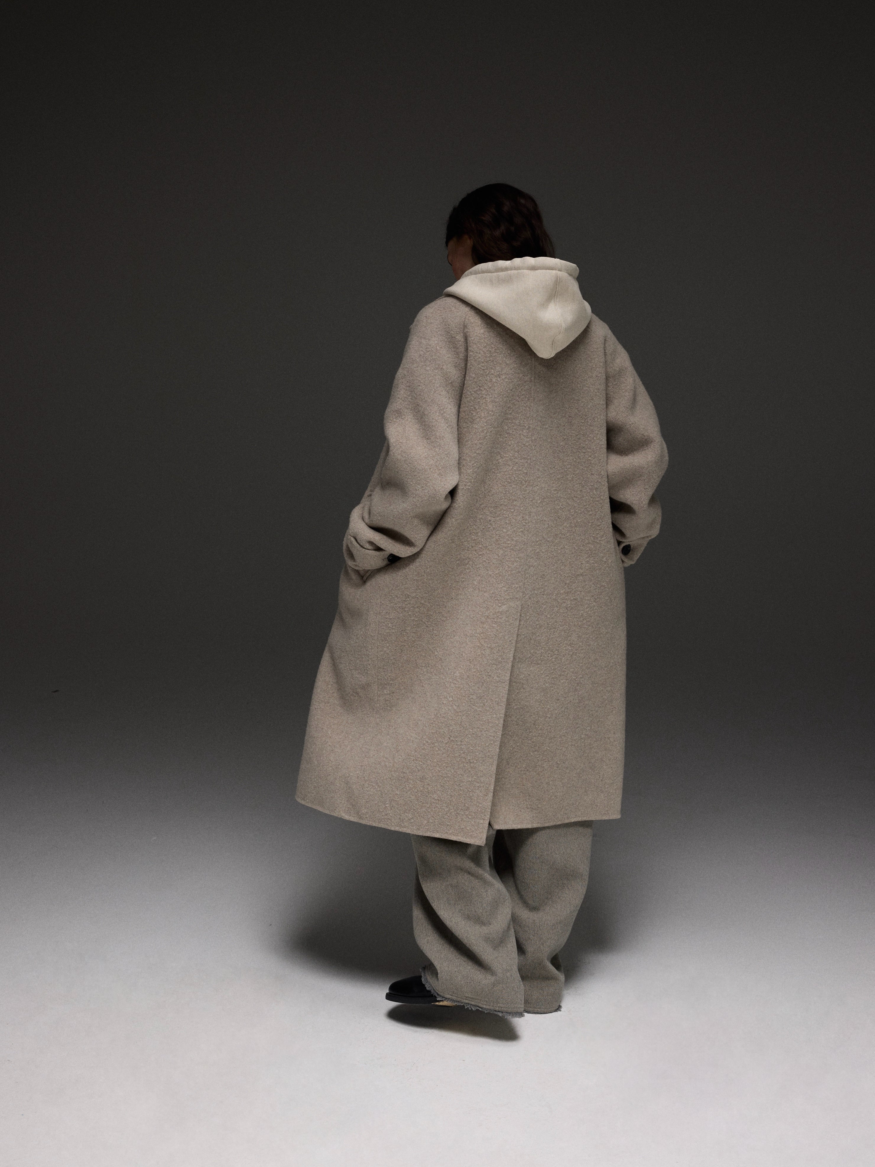 Manteau long en cachemire