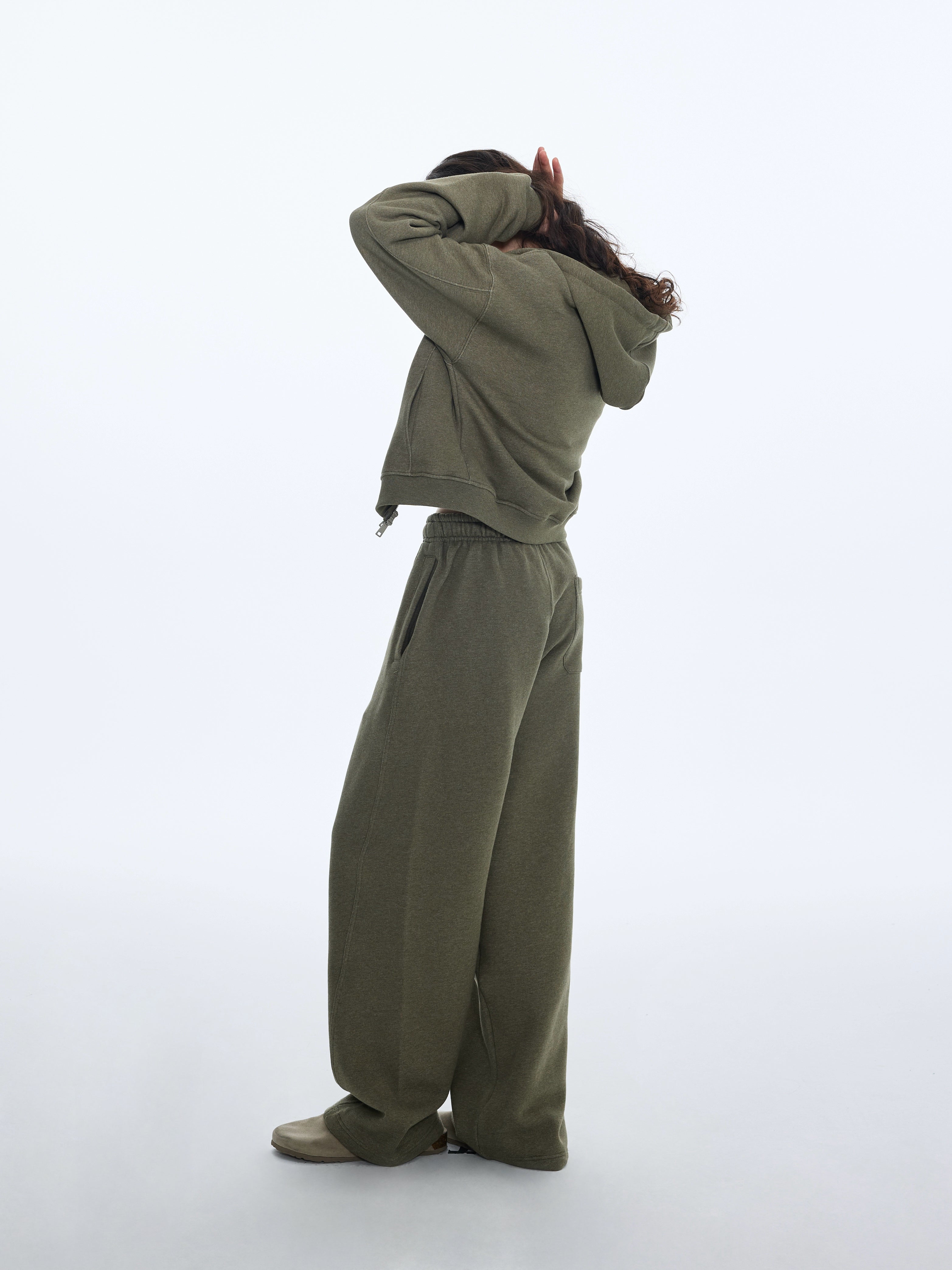 Chándal de algodón hilado con pigmentos