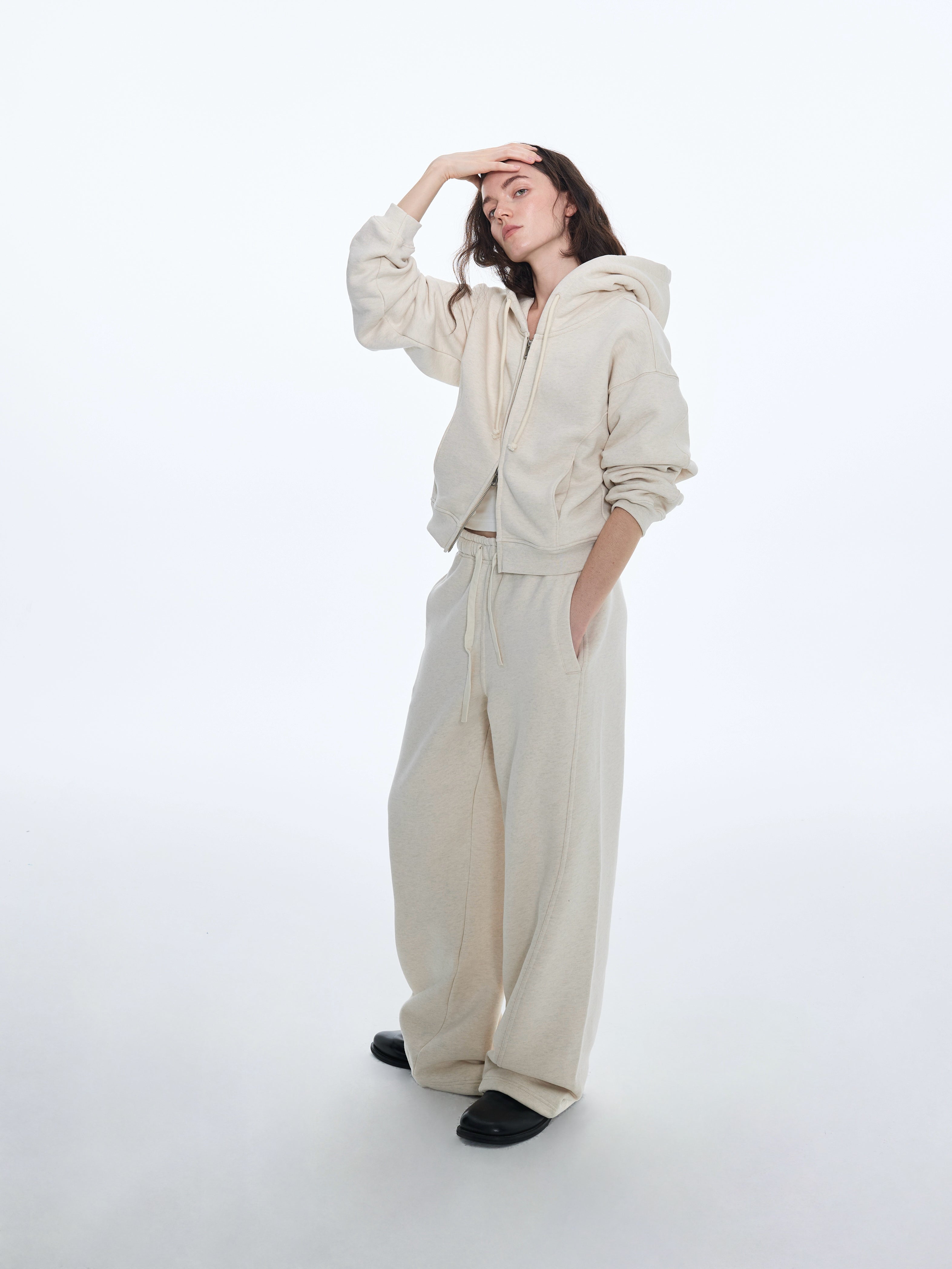 Chándal de algodón hilado con pigmentos