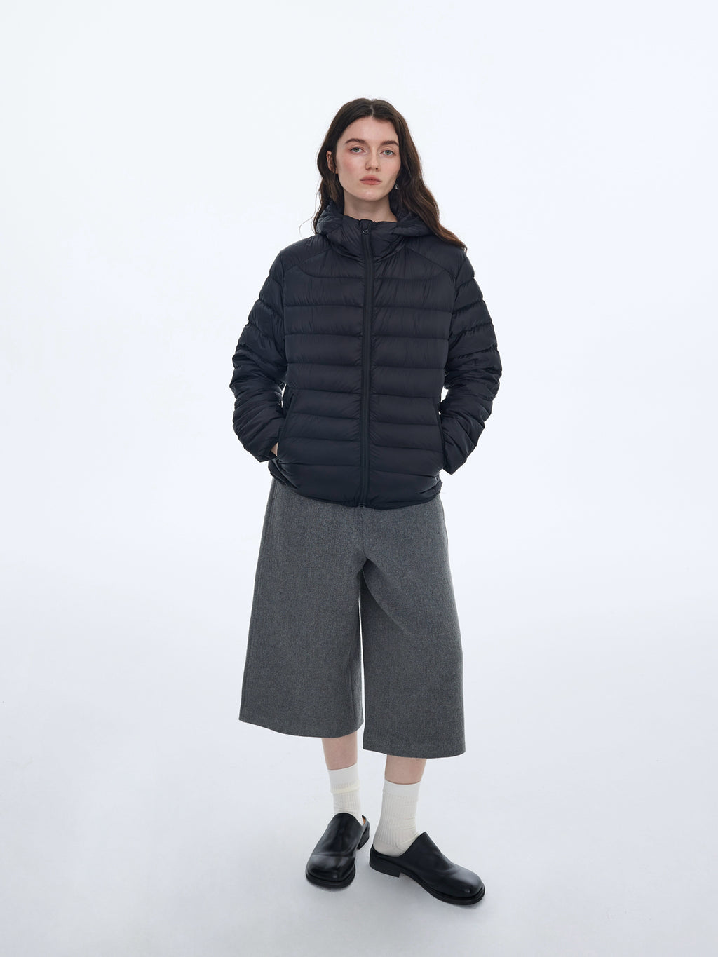 doudoune matelassée à capuche