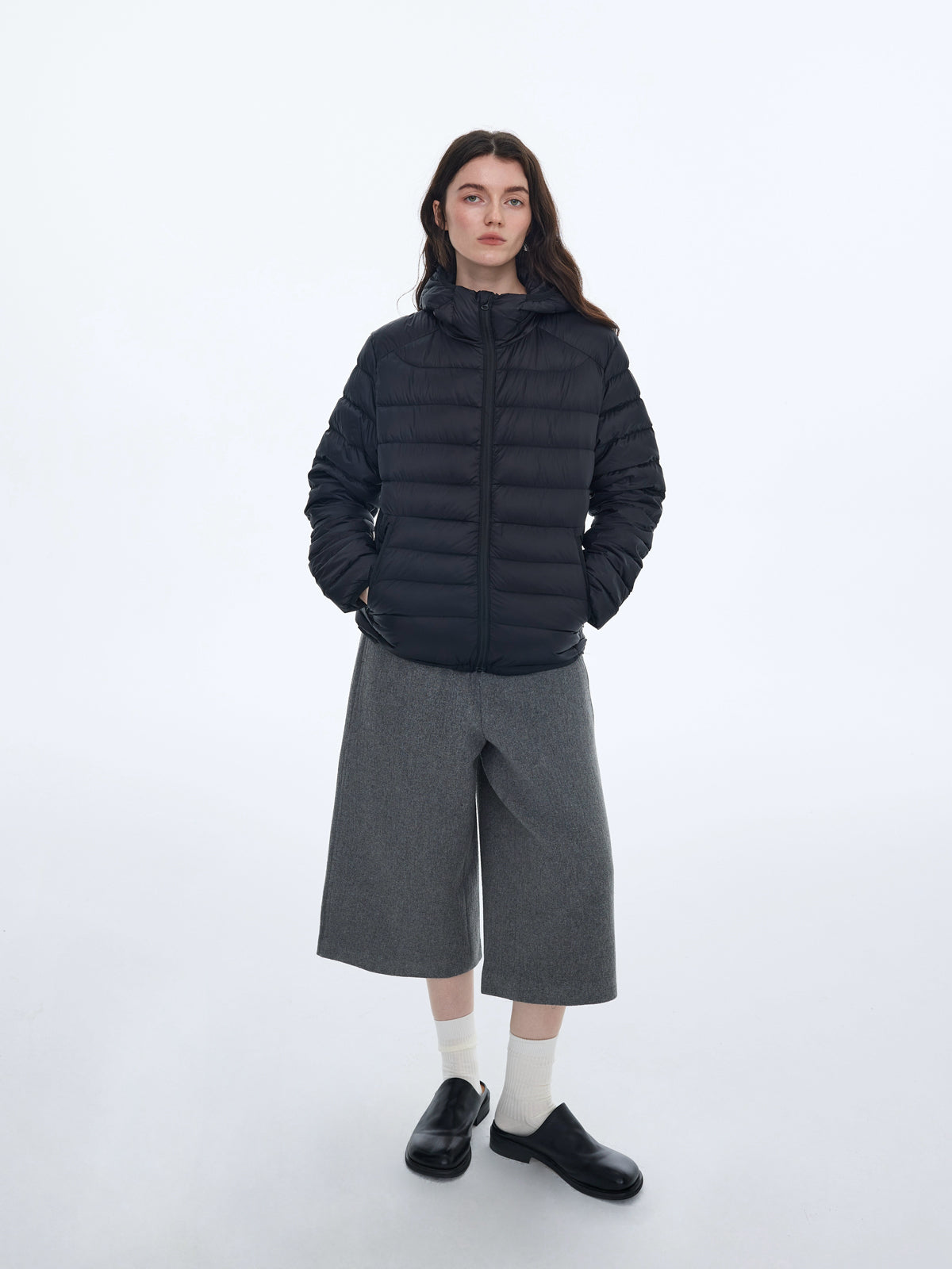 doudoune matelassée à capuche