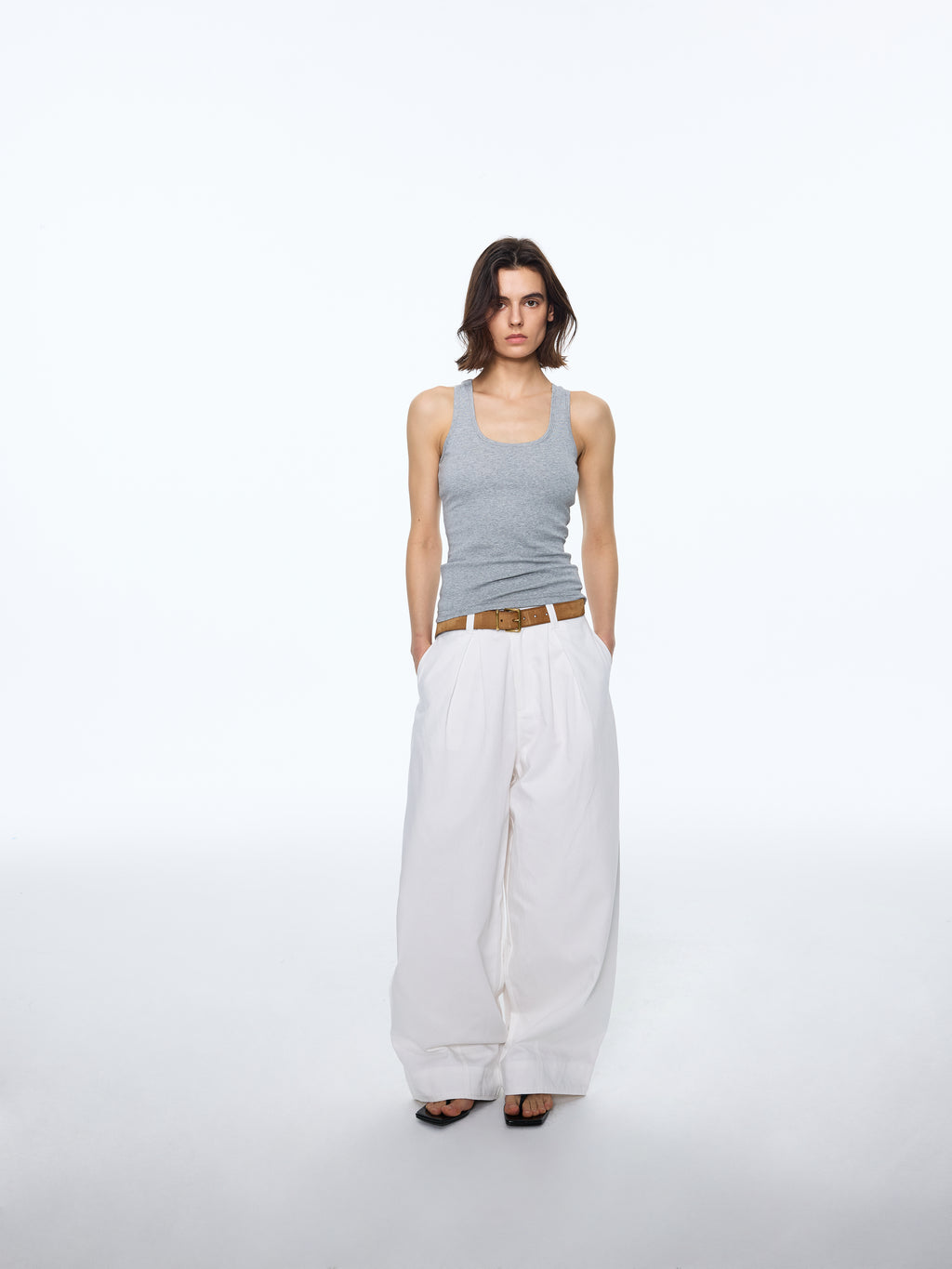 Cotton U‑Neck Tank