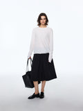 Roll-Hem Long-Sleeve Tee