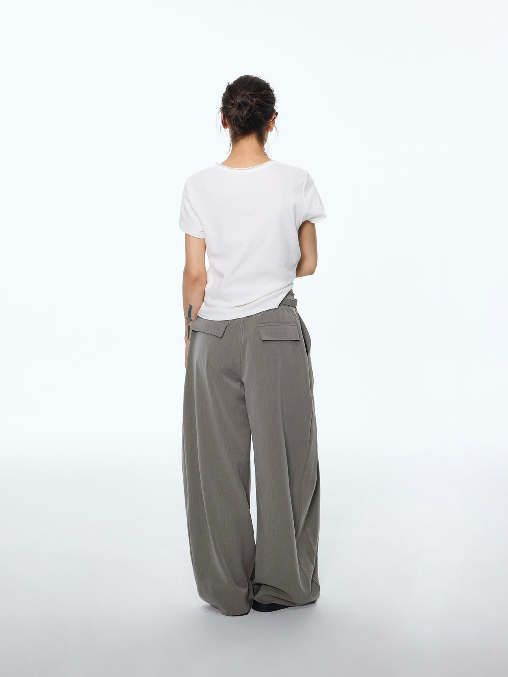 Belted Relaxed Trousers