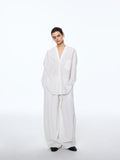 Pima Collarless Paper-Shirt