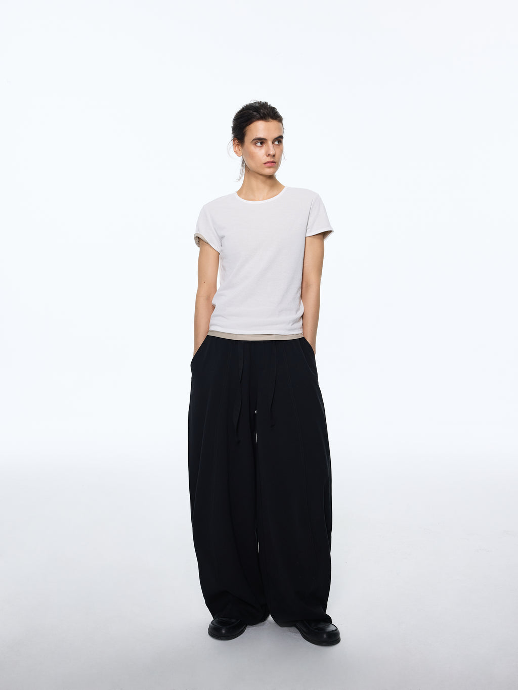 Belted Relaxed Trousers