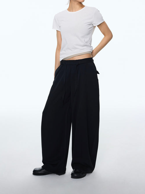 Belted Relaxed Trousers
