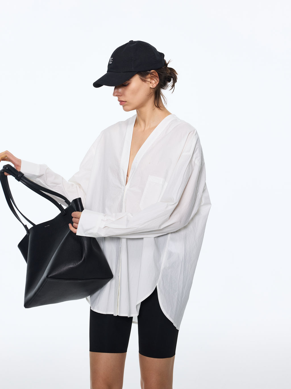 Pima Collarless Paper-Shirt
