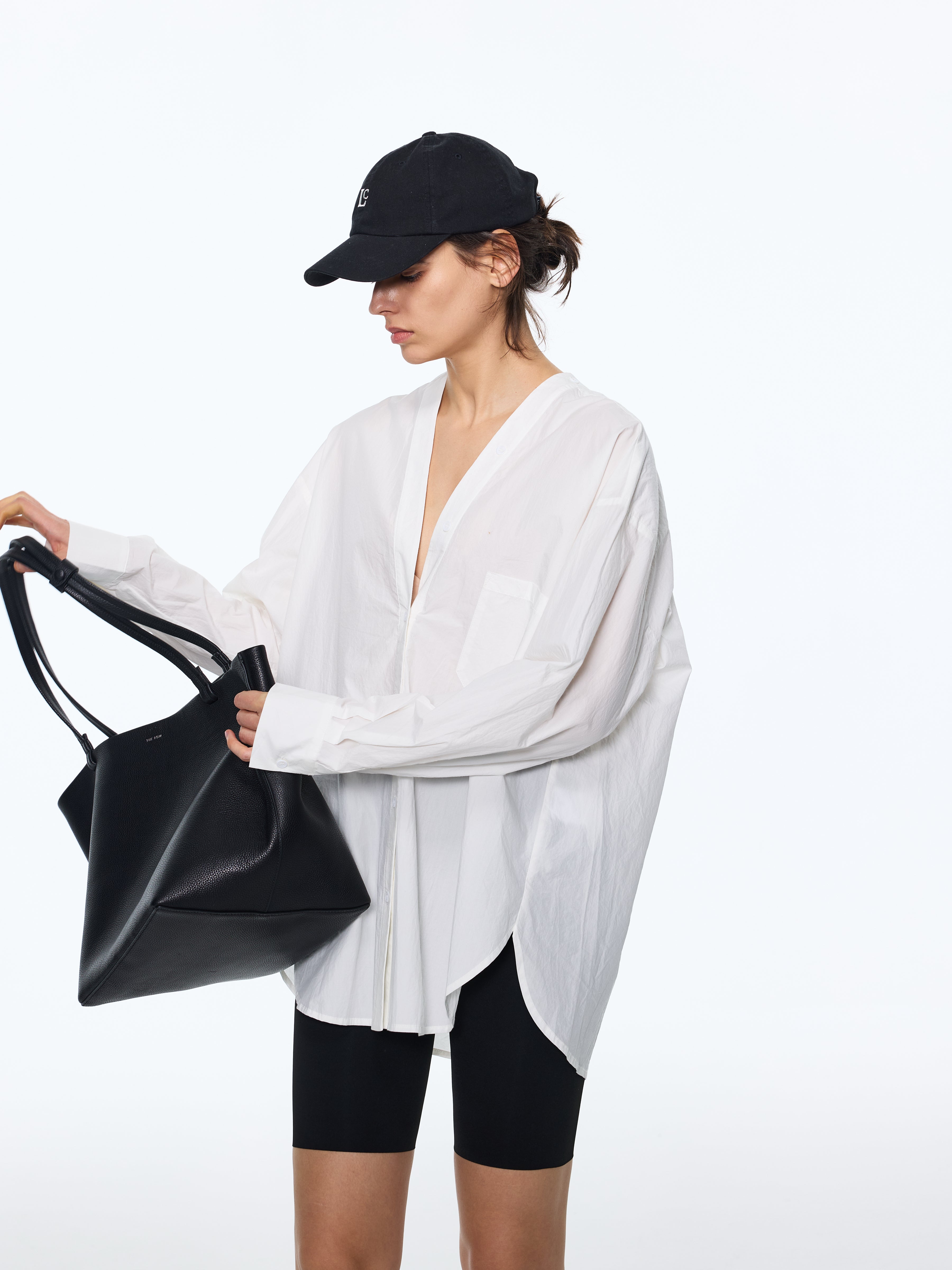Pima Collarless Paper-Shirt