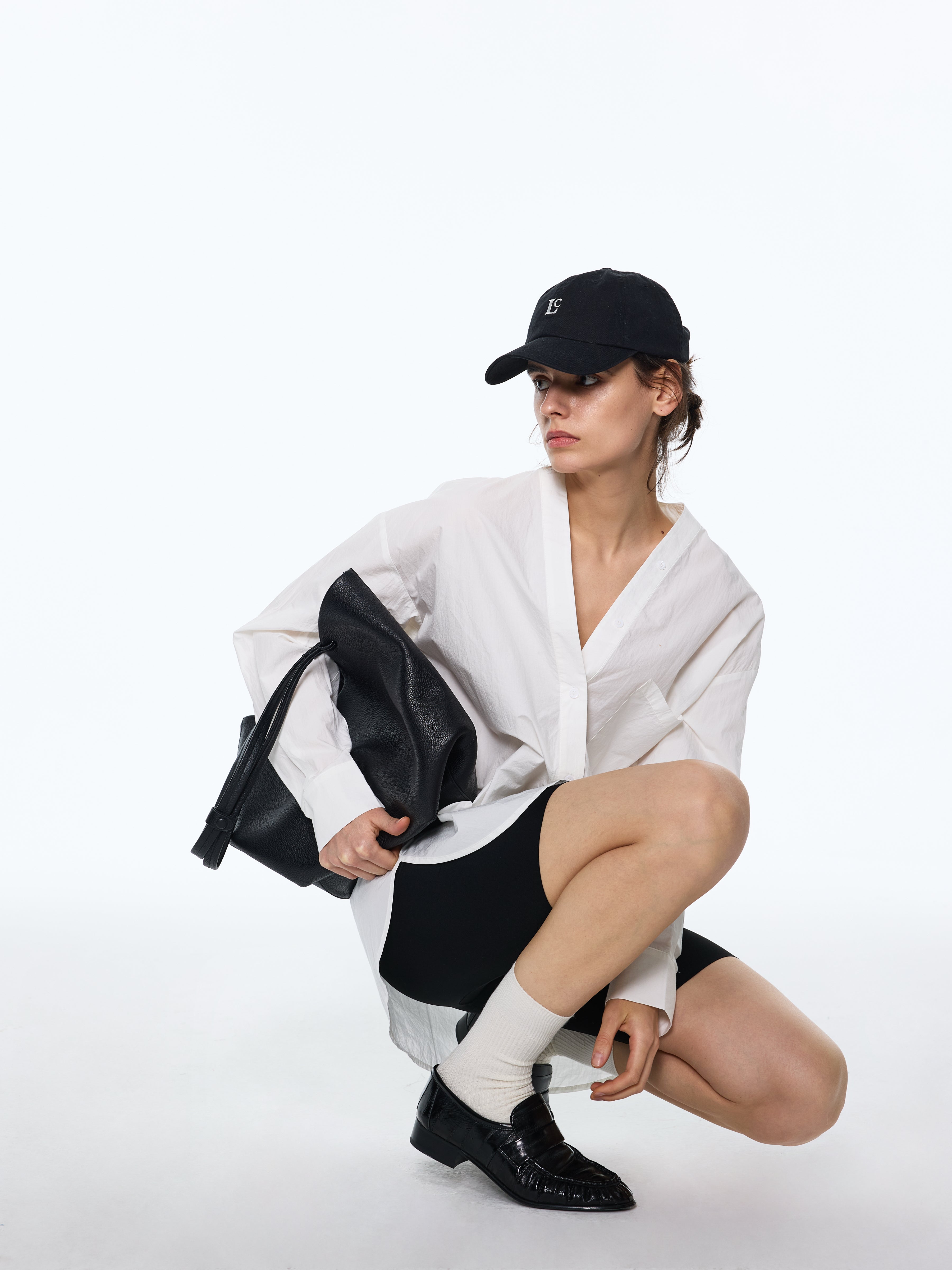 Pima Collarless Paper-Shirt