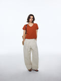 High-Twist Long-Staple V-Neck Tee