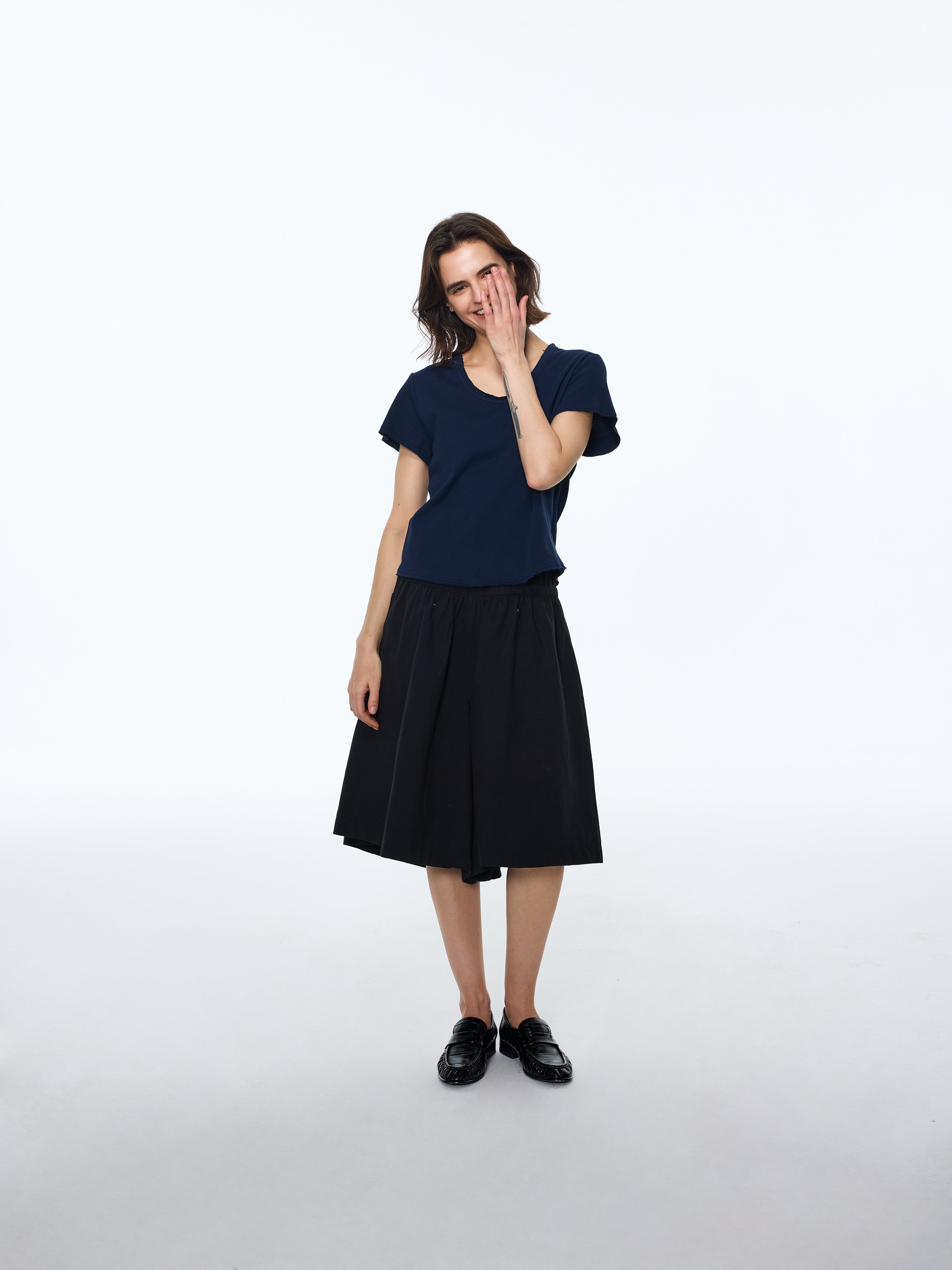 High-Twist Long-Staple V-Neck Tee