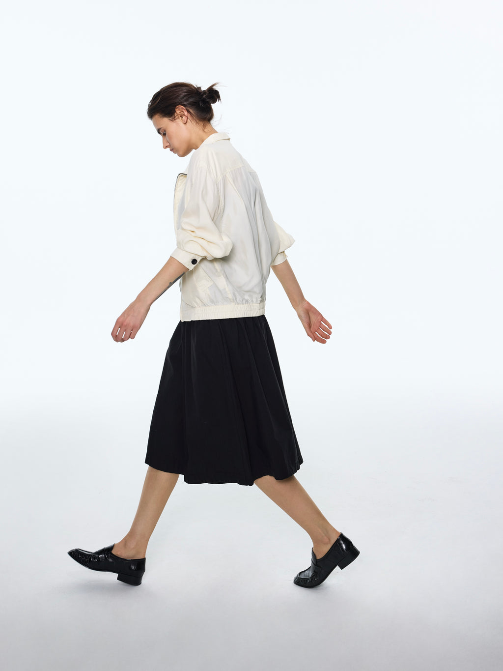 Draped Matte A-Line Culotte