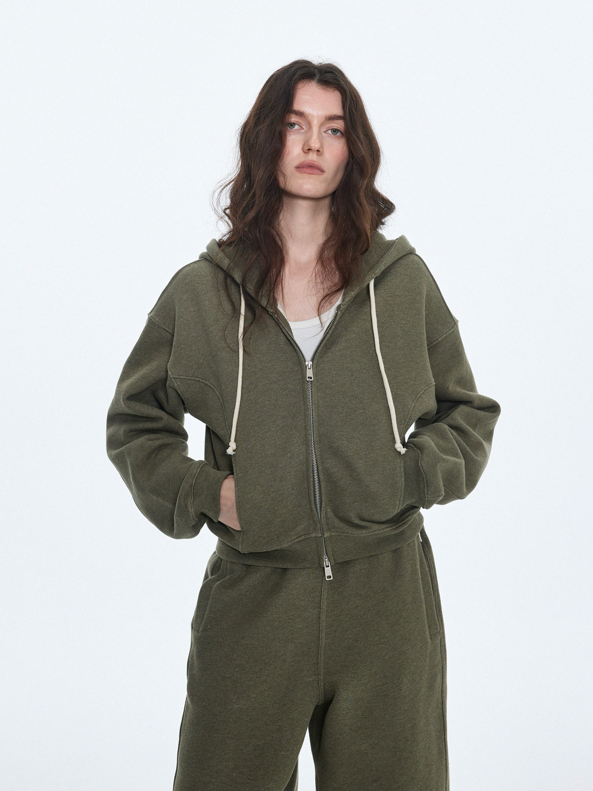 Pigment‑Spun Cotton Sweatsuit