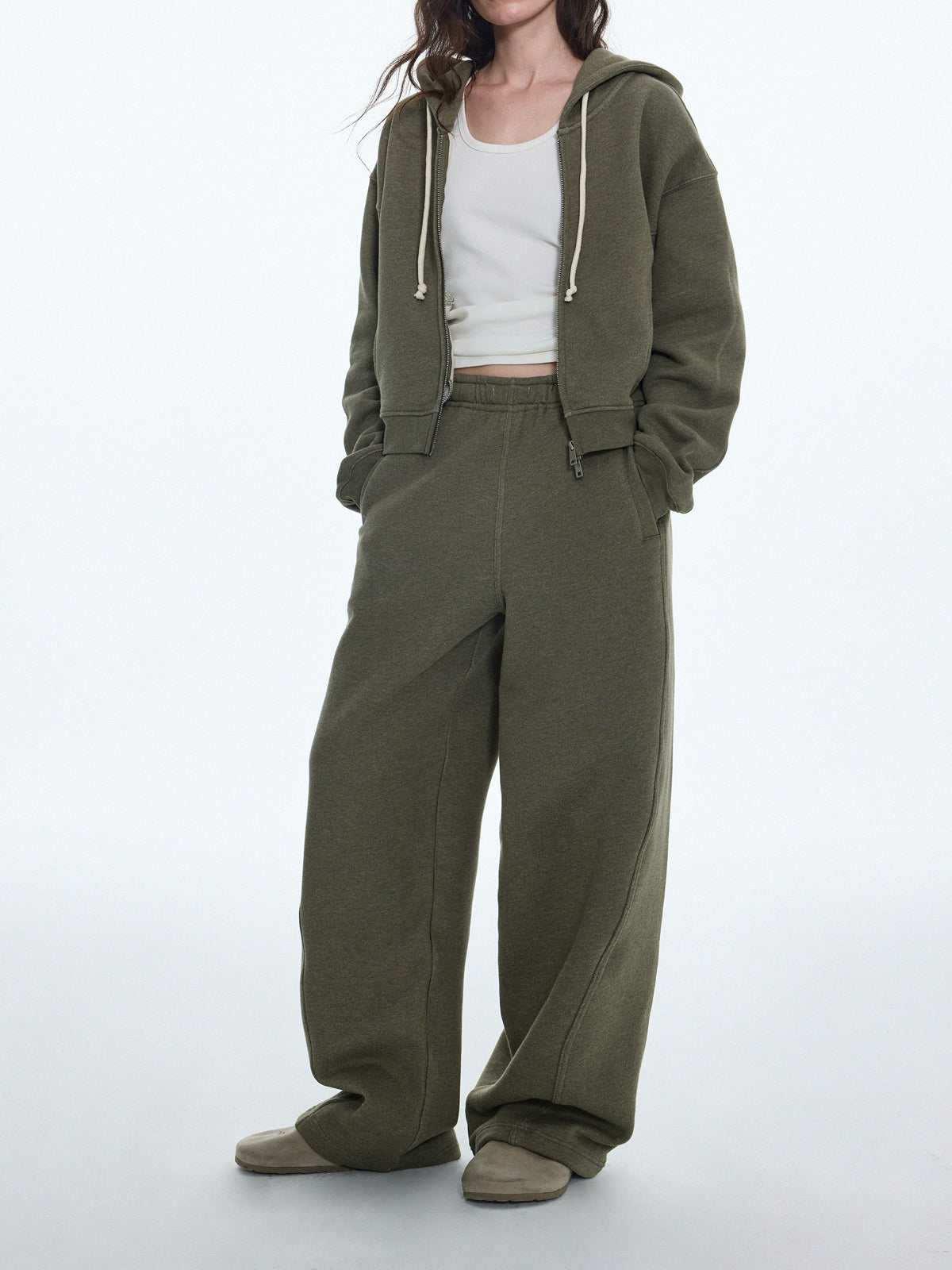 Pigment‑Spun Cotton Sweatsuit